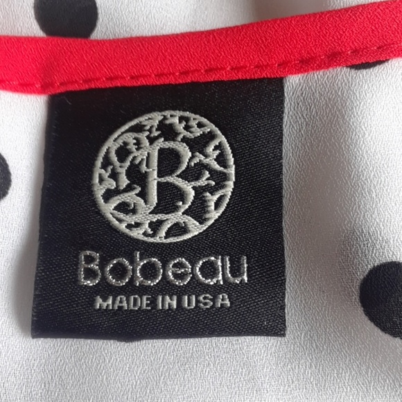 Bobeau sleeveless polka dot tunic L - Picture 4 of 6